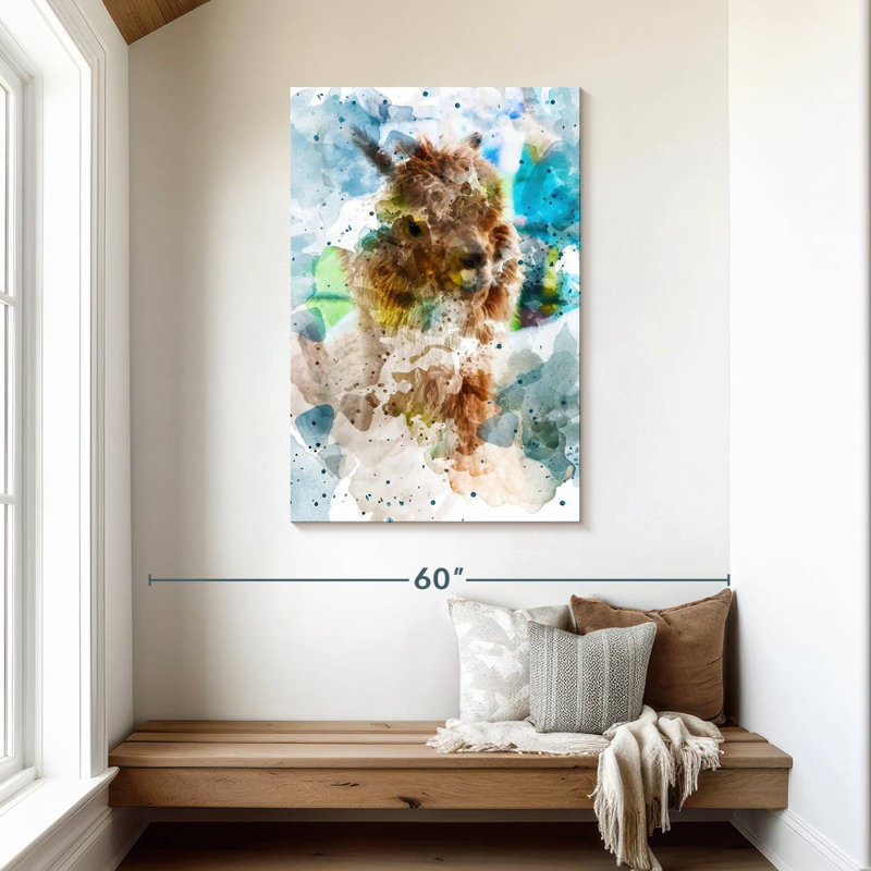 Brampt Alpaca Grin, 45" H x 30" W