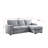 Upholstered L-Shaped Sectional Reversible
