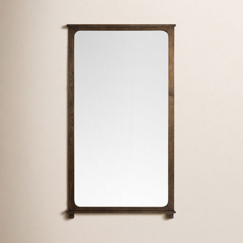 Orleans Floor Mirror, Aged Pine