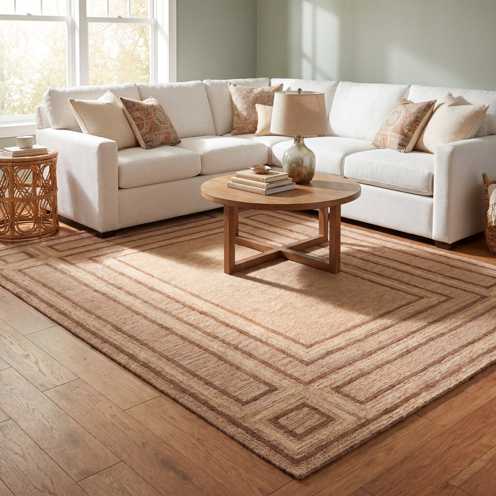 Chris Loves Julia x Loloi Alfie Blush Rose Rug, Rectangle 3'6" x 5'6"