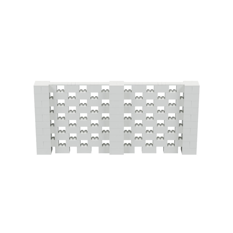 Ensemble mural Everblock, Gris clair, H 60 po x l 132 po x P 12 po