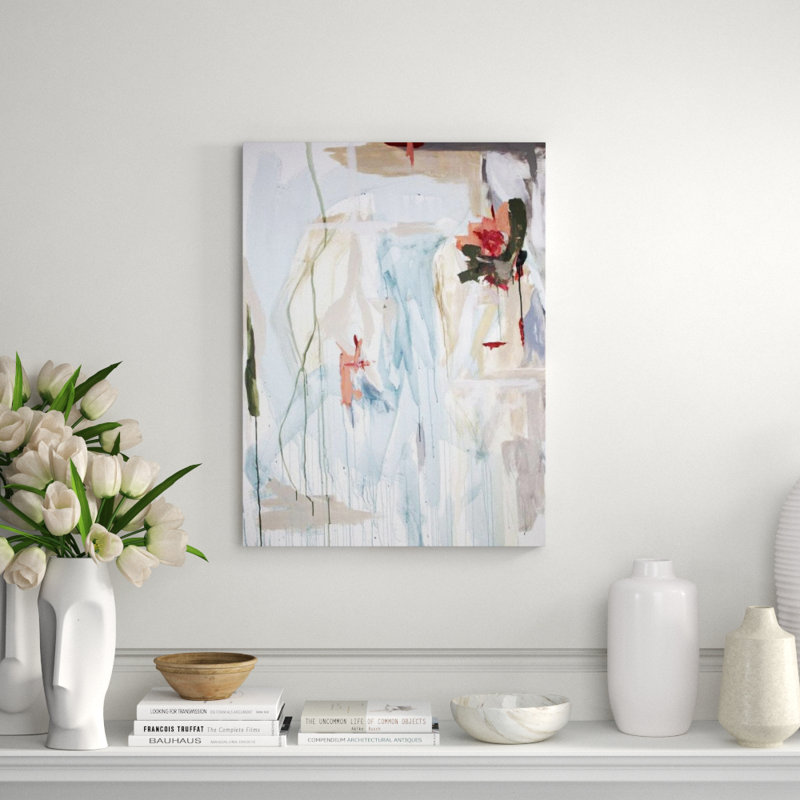 Rosewater I Painting by Mia Malcolm Studio, 40" H x 30" W, Plexi
