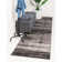 Tapis gris foncé Croslin