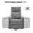 27'' W Manual Recliner Swivel Rocker Recliner With Massage And Heat-894112015