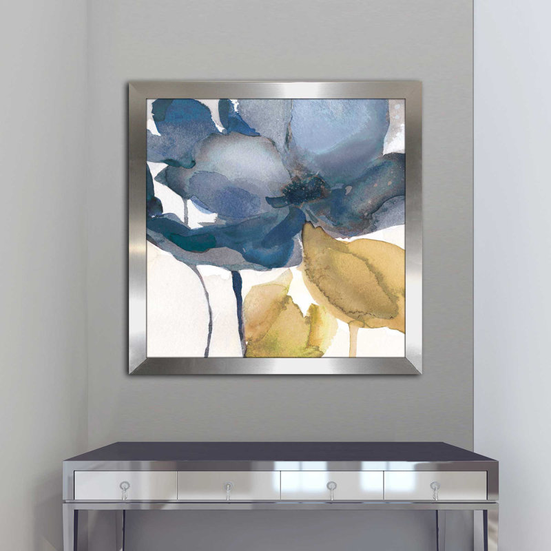 «Blue Note II» par Carol Robinson - reproduction de cadre photo, H 27,5 po x l 27,5 po x P 0,75 po