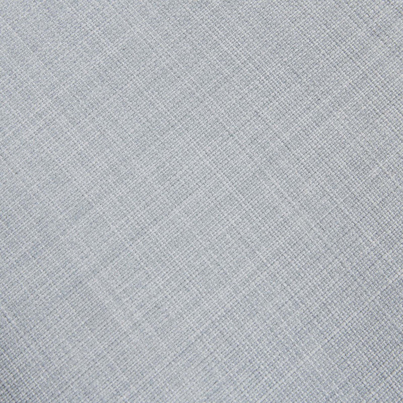 Chaise avec accoudoirs rembourrée Classic, Tissu gris, Ivoire ivoire