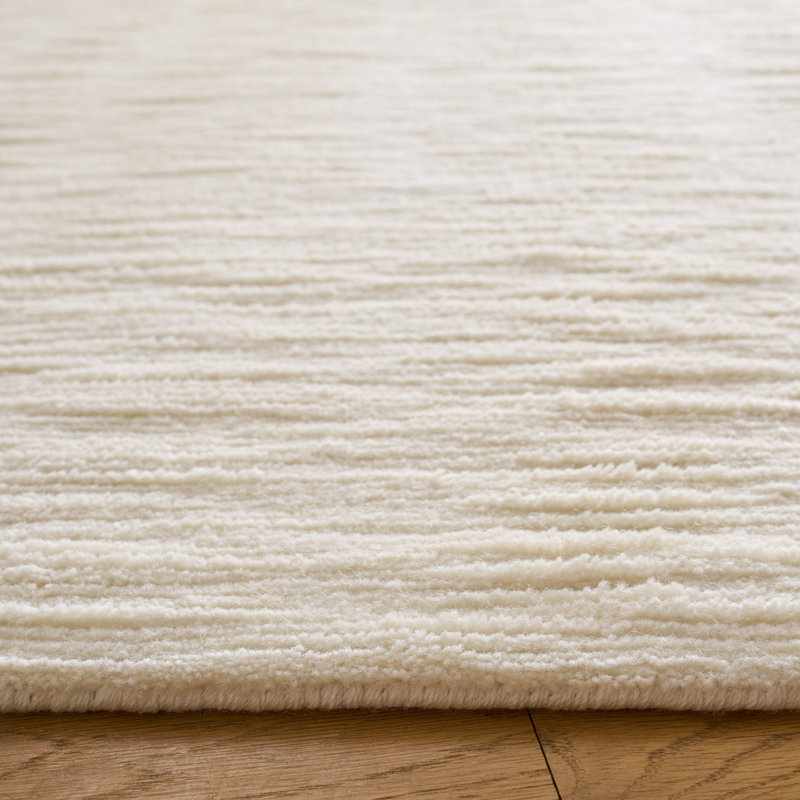 Ralph Lauren Dune Heath Wool, Cotton Solid Color Rug, Rectangle 9' x 12'