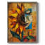 Impression encadrée FLORAL Series CDLxxxix - bois massif-1496012143