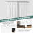 60"X80" Raised 6-Panel Textured White Primed Molded Sliding Closet Doors With Installation Hardware Kit and Satin Nickel Finger Pull-119716594