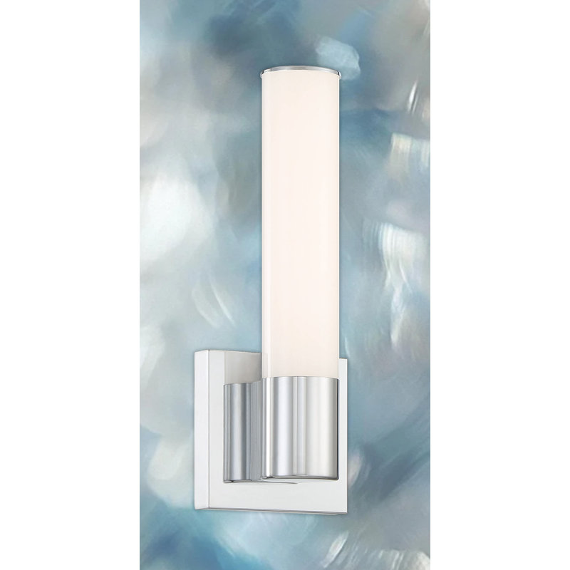 Camodeca Steel LED Armed Sconce, Chrome
