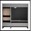 Ensemble de meuble-lavabo simple 17,90 po avec plateau en résine Fahiza-1762146284