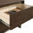 Hemlock Warm Brown 2-Drawer Nightstand Bedside Table