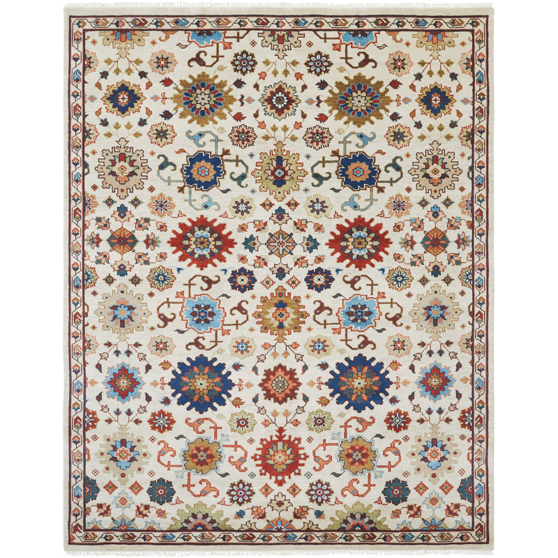 Tapis oriental en laine noué à la main Schœnberg, Rectangle 12 pi x 15 pi
