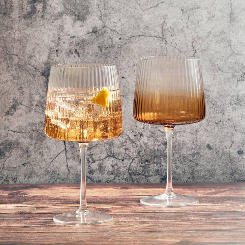 Empire Gin Glasses, Amber