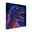 Art mural sur toile tendue - art mural «Raptor» de Wumples pour le salon, la chambre à coucher ou le bureau - 18 x 18