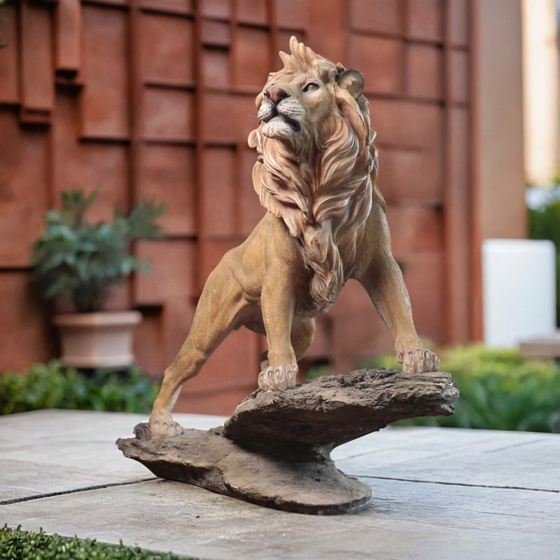 Sculpture d'un lion