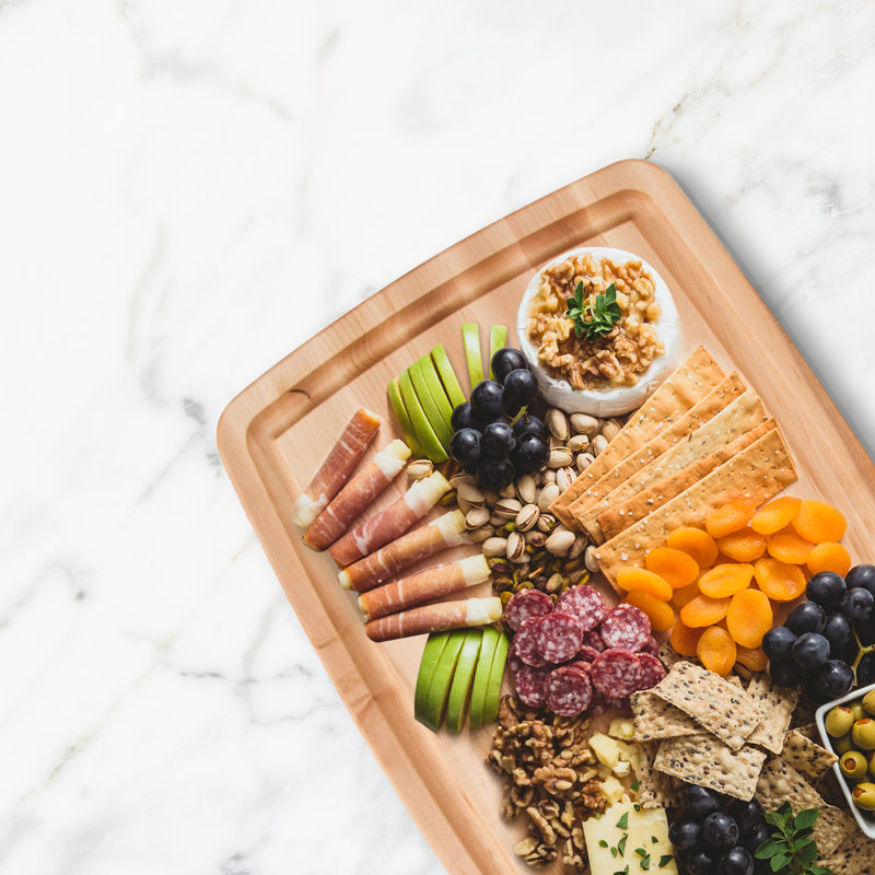 John Boos Maple Wood Reversible Cutting Board with Juice Groove