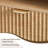 Rhythm Nightstand Set of 2, Bed Side Table Set of 2 with Charging Station, Fluted Wood Night Stand, 25.4'' H X 19.69'' W X 14.96'' D-2016088283-2016088282