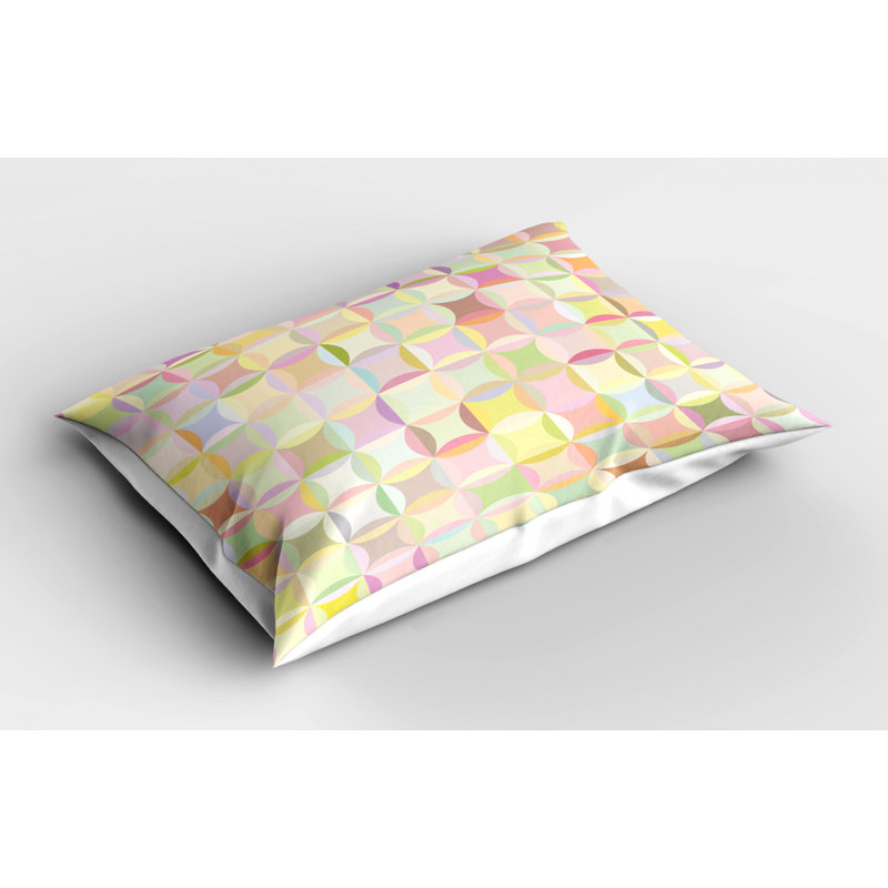 Dots Polyester Geometric Sham Set, King