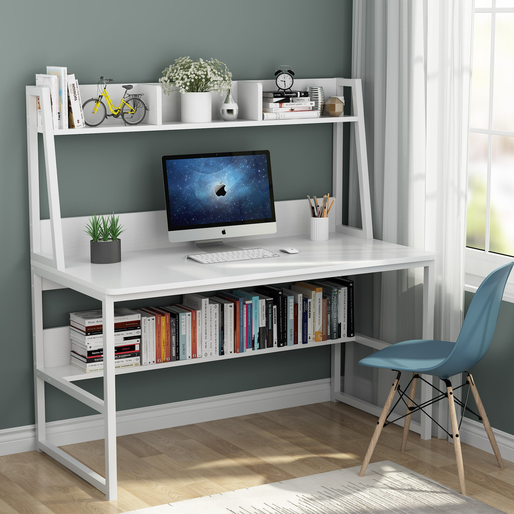 Everly Quinn Regina Desk with Hutch & Reviews Wayfair