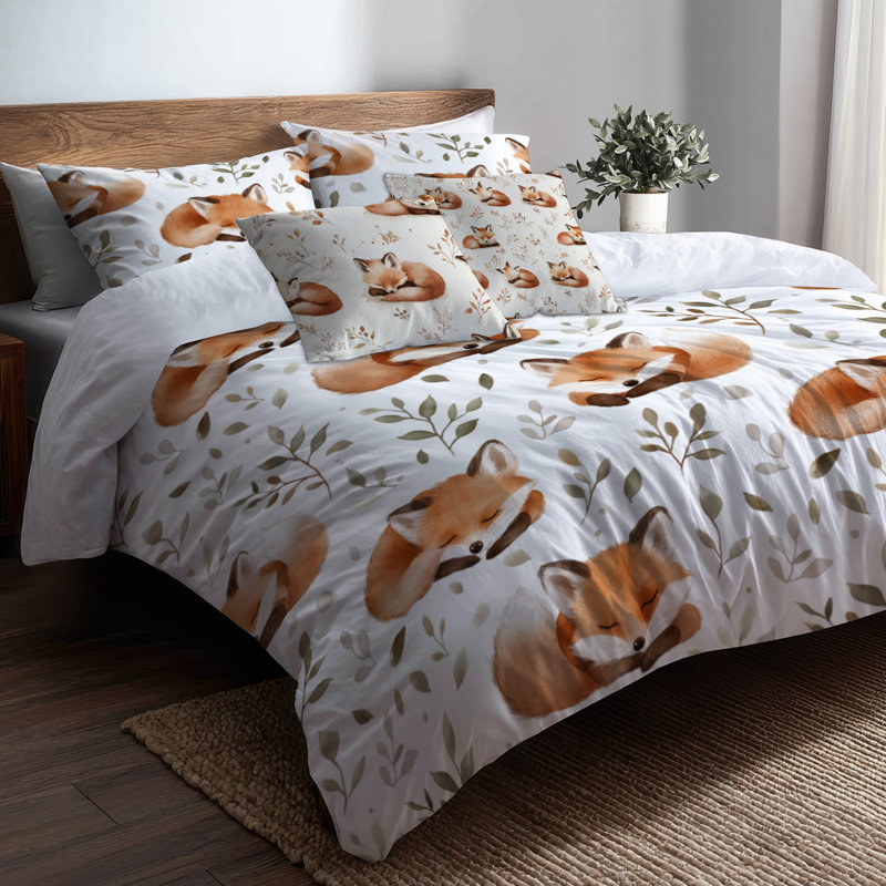 Ensemble de literie pour enfants 6 animaux, King Comforter + 5 Additional Pieces