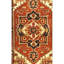 Mungle Oriental Area Rug in Rust