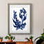 Indigo brossé Blooms I encadré mat - prêt à accrocher-115783410-115783421
