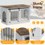 Furniture Style Crate with 3 Doors-193890281