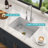 Durable Fireclay Rectangular Single Bowl Kitchen Sink with Deep Basin and Dual Mount Installation Options