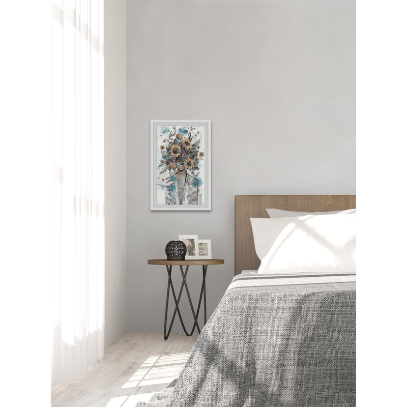 «Sunflower Glamour», reproduction encadrée, L 8 po x H 12 po