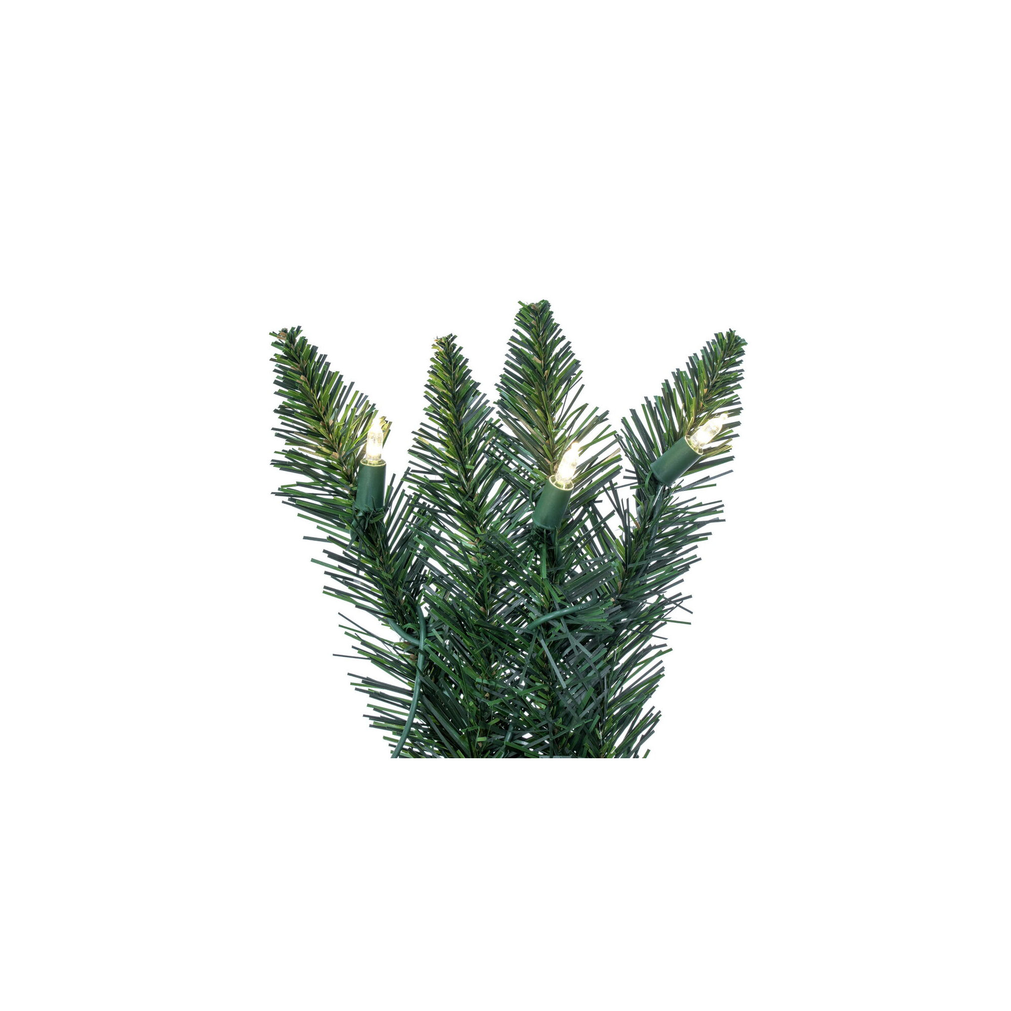 Peabody Artificial Fir Wreath,  Warm Clear, 42"