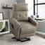  Fauteuil à levier électrique en microfibre texturé moderne et contemporain Yannis-1627625070