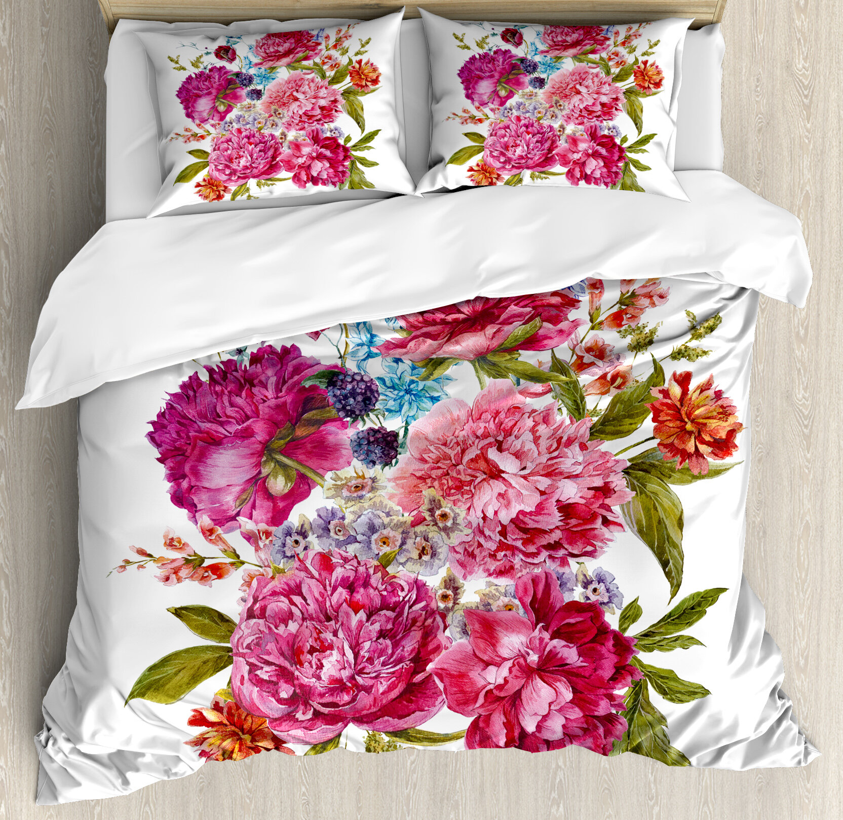 Ambesonne Shabby Elegance Modern & Contemporary Duvet Cover Set ...