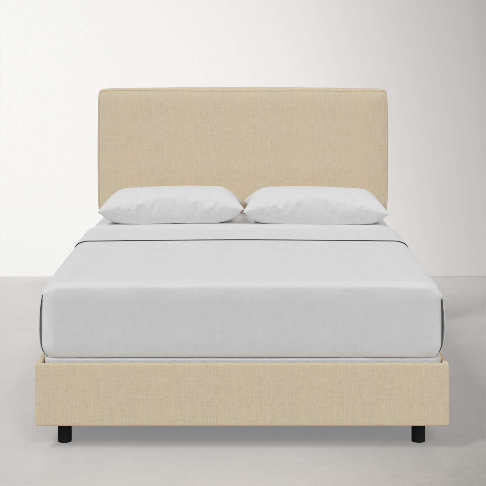 Marquise Upholstered Bed, King, Classic Linen Linen