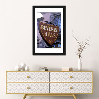 " Beverly Hills Street Sign, Los Angeles County, California, USA " by Bill Bachmann
