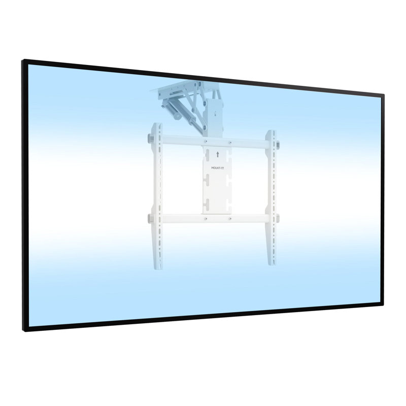 Support télé motorisé pour plafond, Blanc