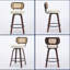Ensemble de 2 tabourets pivotants Mid-Century