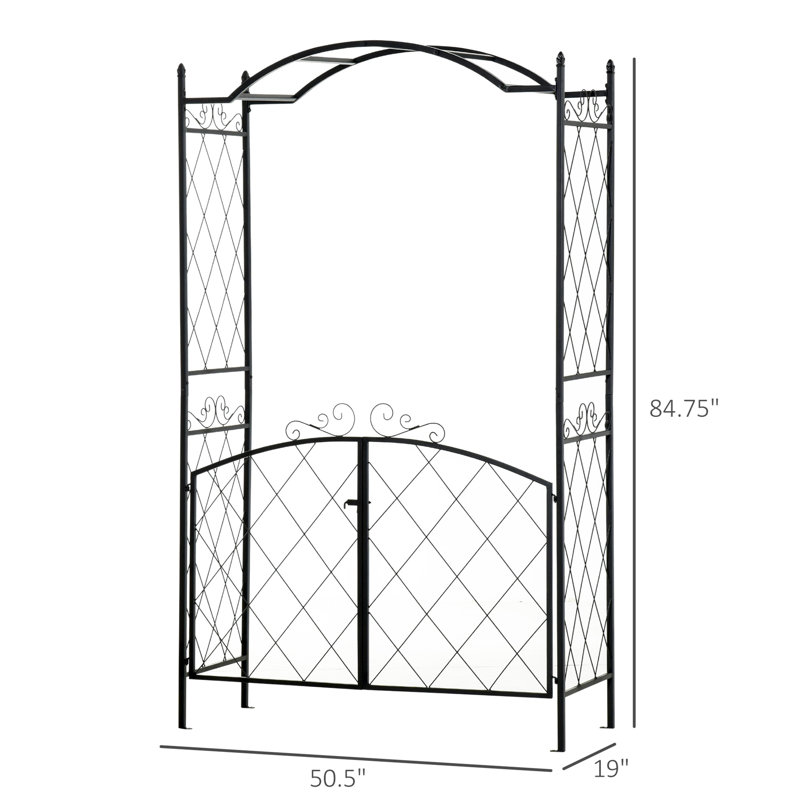 Tonnelle de jardin 85 po Outsunny