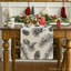 Chemin de table de Noël, décoration de table de salle à manger pour les fêtes d'hiver