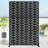 6 ft. H x 4 ft. W Metal Privacy Screen Fence Panel Brick Pattern-55887650