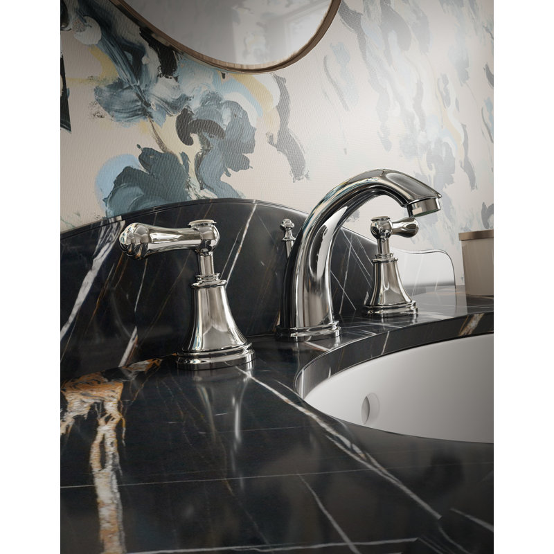 Georgian Era™ Widespread Bathroom Faucet with Drain Assembly, English Bronze