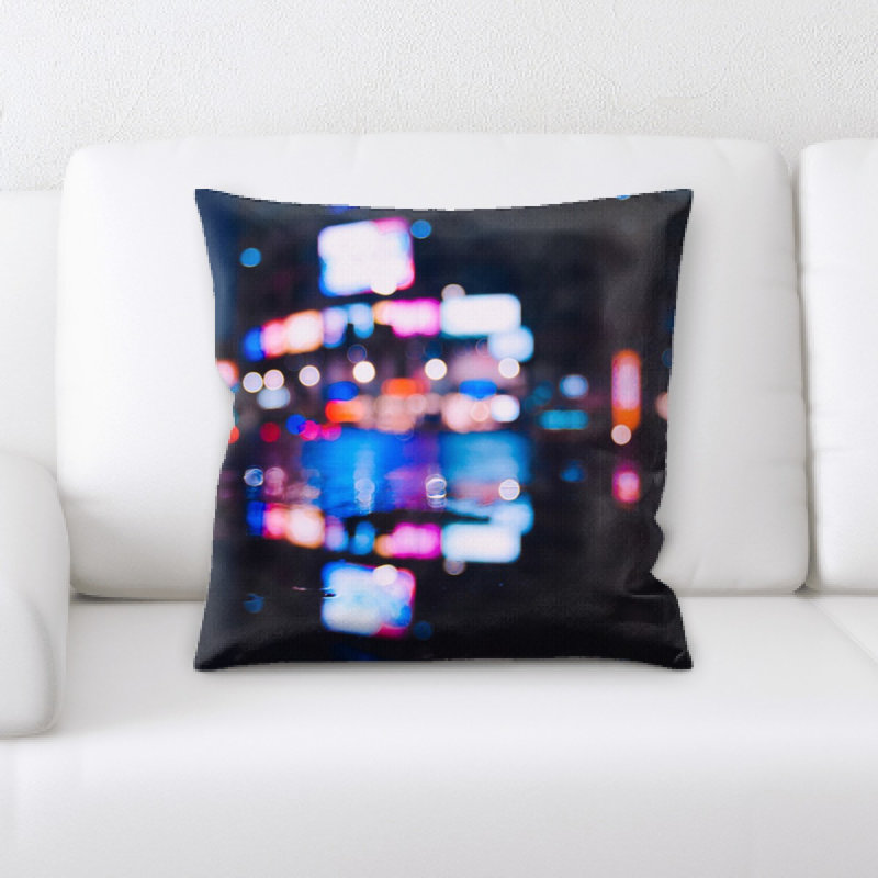 Coussin décoratif flou