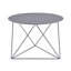 Table de bout ronde en métal