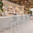 Edenfield Acrylic Barstool with Steel Frame in Chrome Finish-1665536333