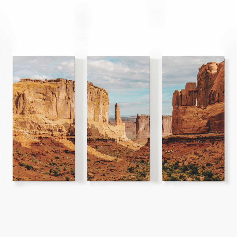 Canyon Giants | Impression sur toile 3 panneaux, H 36 po x l 54 po