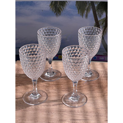 Lillian 12oz. Acrylic Goblet Set