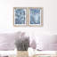 Blue Folliage Set Shadowbox Floral & Botanical Print by Oliver Gal, Black Frame, 10 x 15-1625581063-1625581087