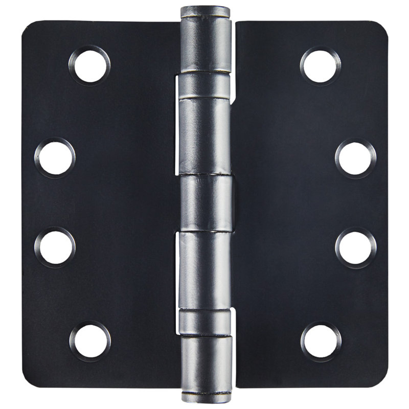 Porte de shaker intérieure apprêtée avec 5 panneaux pré-montés de 7 1/4 po, Chrome brossé, 32 po x 80 po, Ouverture à gauche