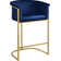 Hani Upholstered Counter Stool with Metal Frame