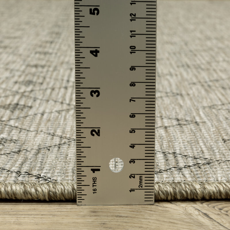 Jhovany Southwestern Indoor / Outdoor Rug, Rectangle 5'3" x 7'3"